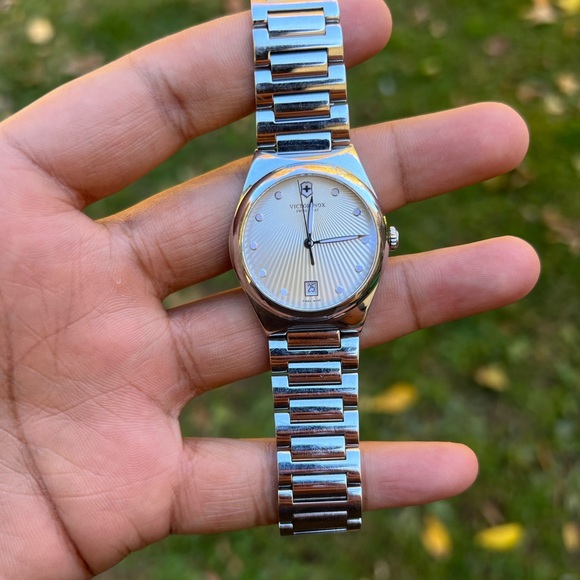 VICTORINOX Swiss Military Victoria Silver Dial Ladies Watch - Picture 9 of 10